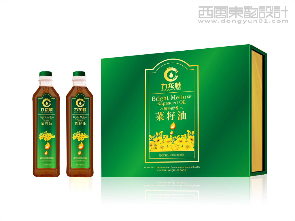 澳加糧油工業(yè)有限公司菜籽油禮盒設(shè)計(jì)、菜籽油瓶簽設(shè)計(jì)