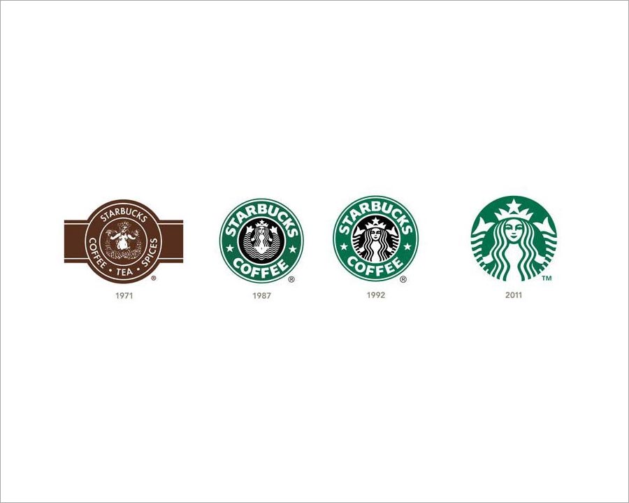  Starbucks星巴克重新優(yōu)化標志設計