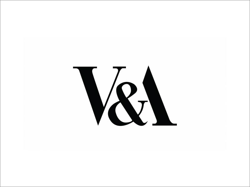 V&A logo設計,由Alan Fletcher在1990年設計,至今仍在使用 V&A logo設計,由Alan Fletcher在1990年設計,至今仍在使用