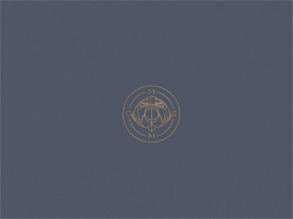Milk Moon糖漿保健品logo圖形設(shè)計(jì)