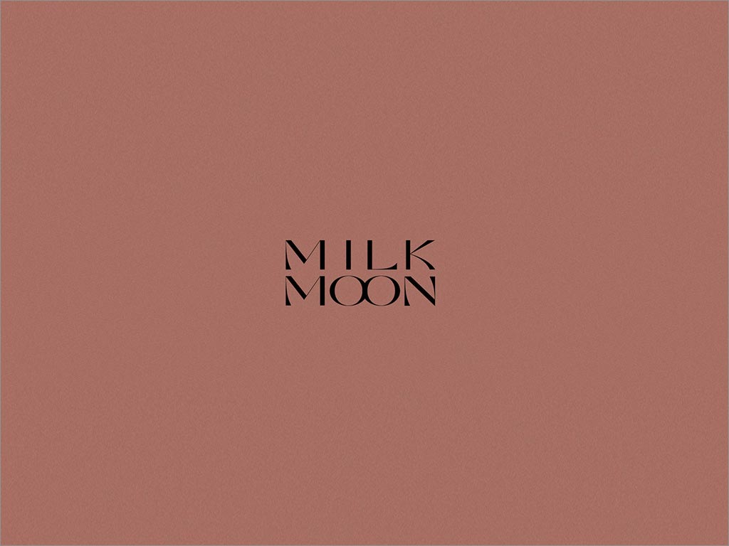 Milk Moon糖漿保健品logo字體設(shè)計(jì)