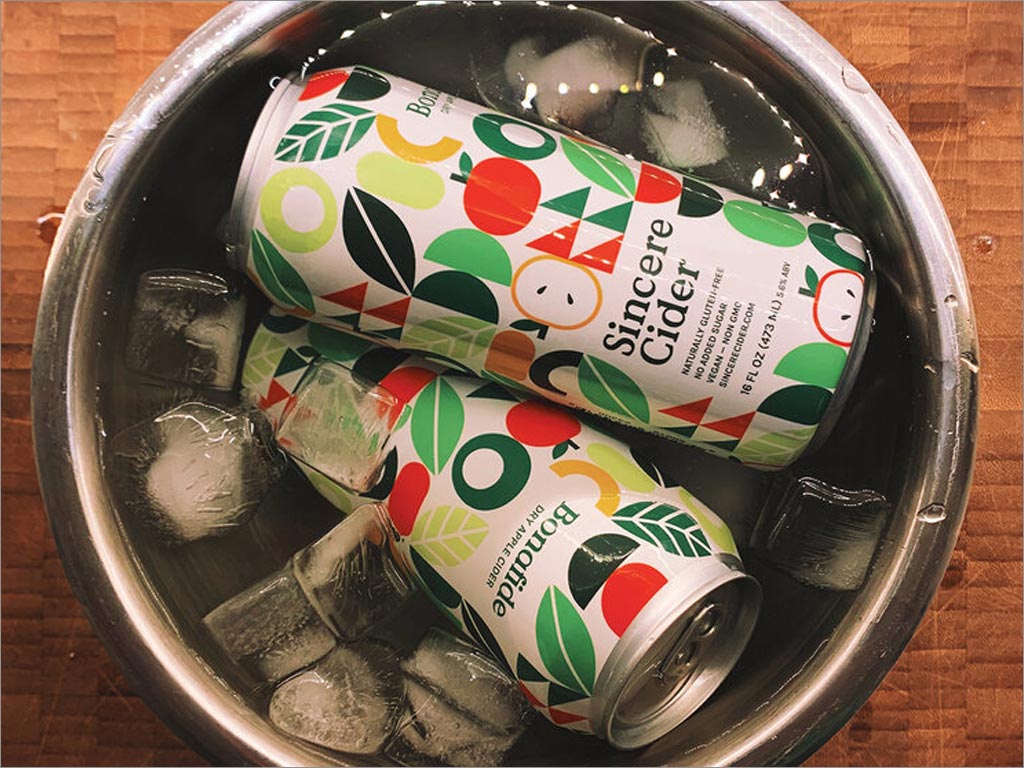 Sincere Cider蘋(píng)果酒包裝設(shè)計(jì)之實(shí)物照片